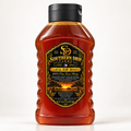 Southern Drip Farms 24 oz honey bottle on a light background